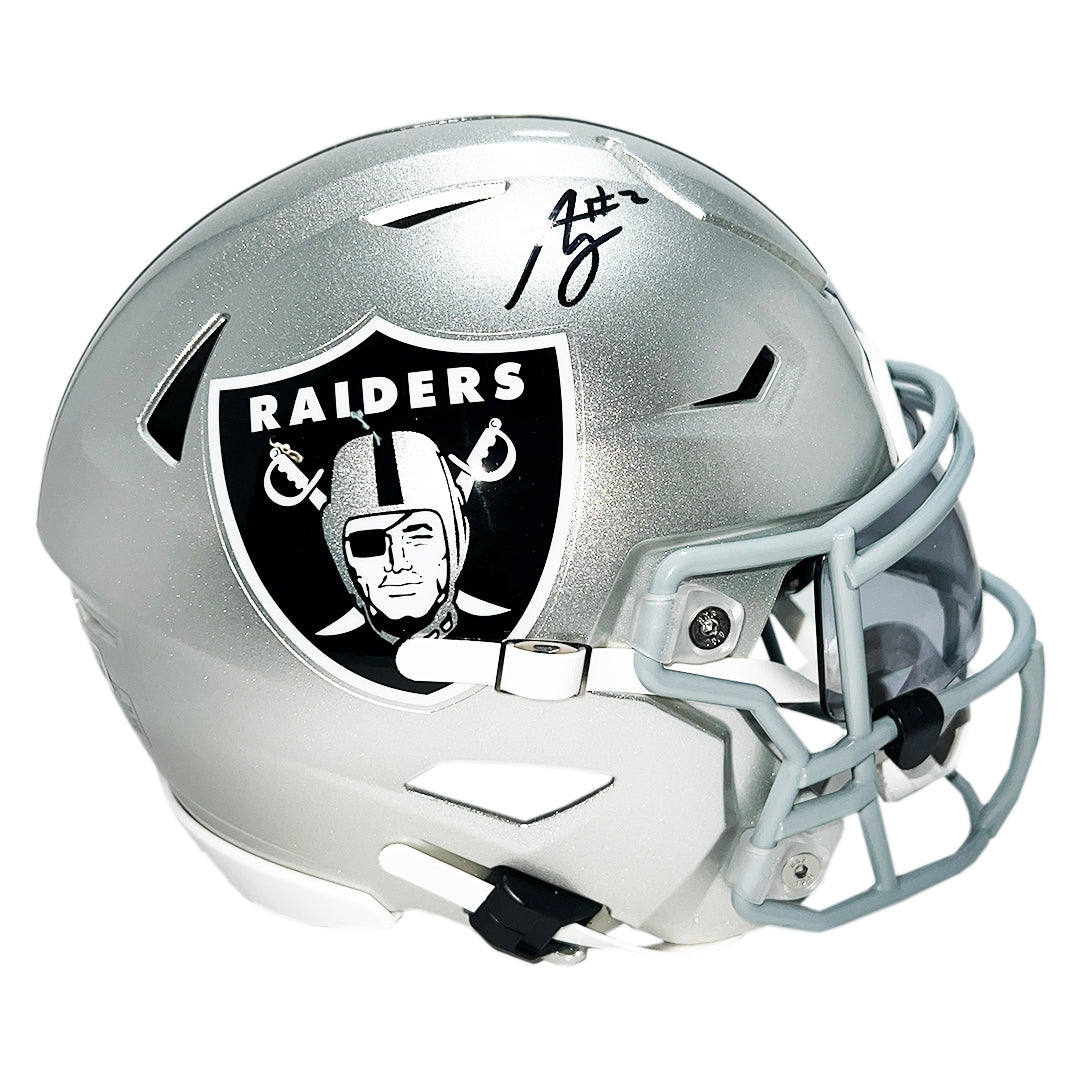 Ashton Jeanty Signed Las Vegas Raiders Midi Speedflex Football Helmet (Beckett)