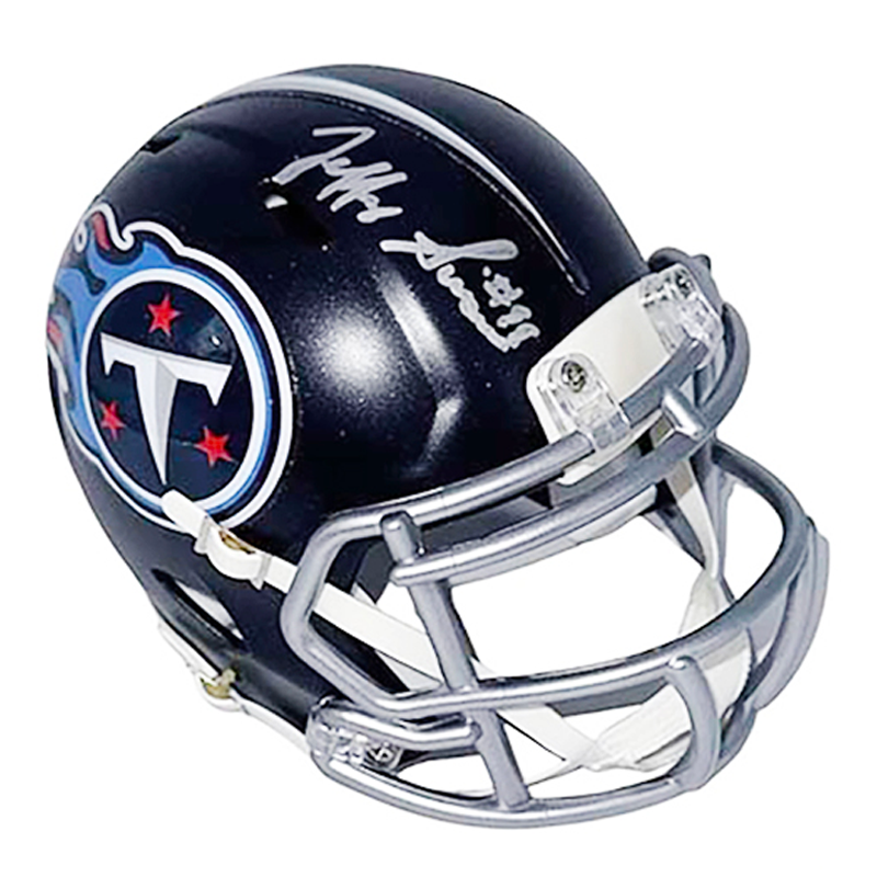 Jeffery Simmons Signed Tennessee Titans Speed Mini Football Helmet (Jsa)