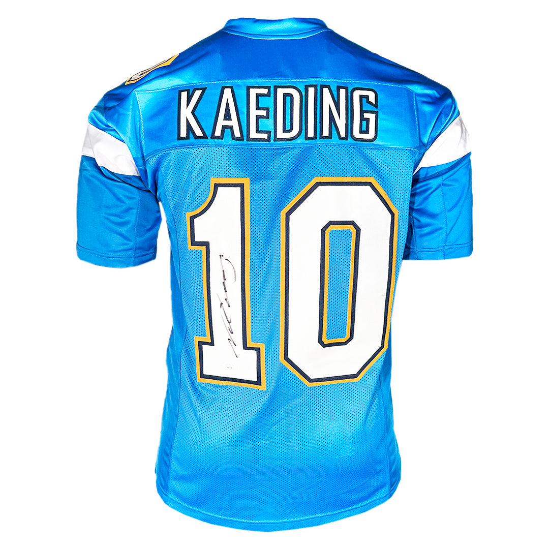 Nate Kaeding Signed San Diego Light Blue Football Jersey (Jsa)