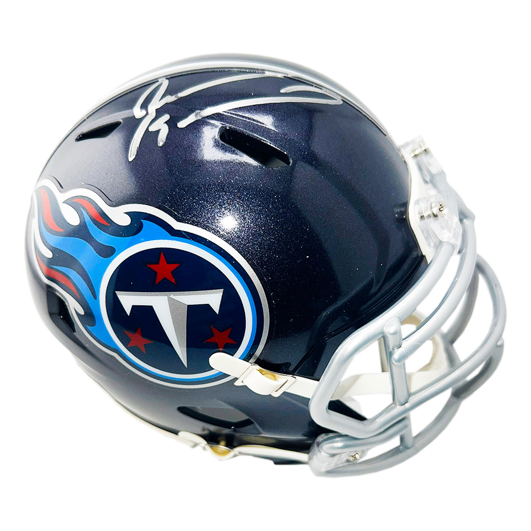 Jevon Kearse Signed Tennessee Titans Speed Mini Football Helmet (Jsa)