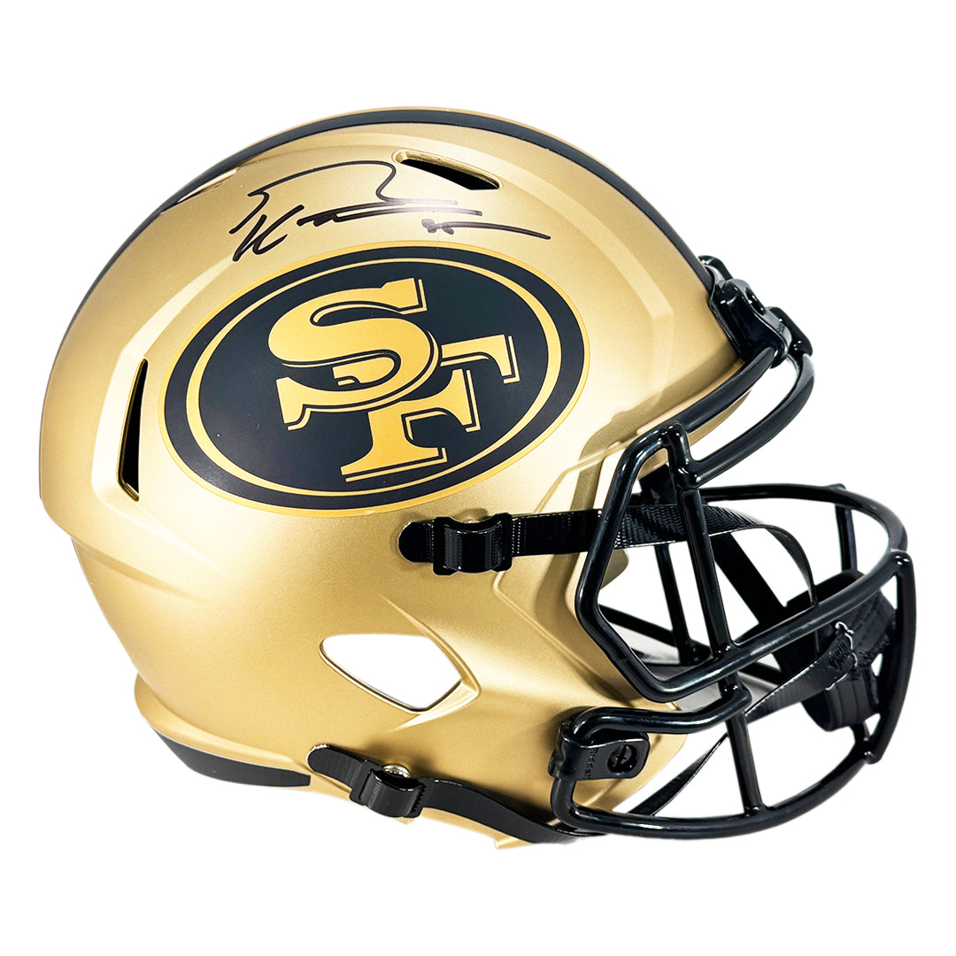 George Kittle Signed San Francisco 49Ers Rave Full-Size Replica Football Helmet (Beckett)