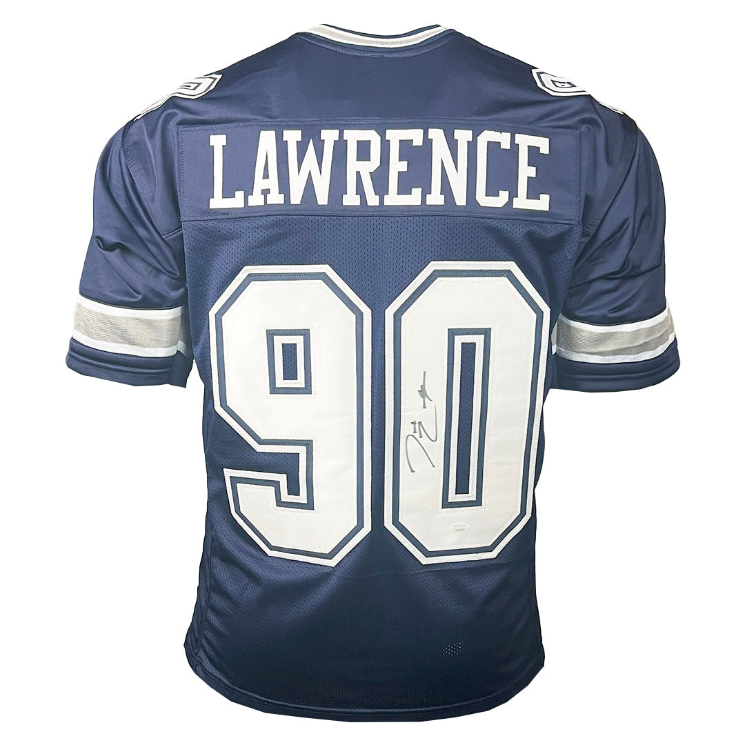 Demarcus Lawrence Signed Dallas Navy Football Jersey (Jsa)