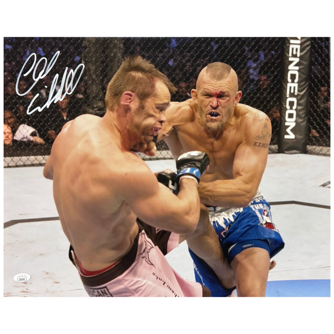 Chuck Liddell Signed Pose 2 16X20 Mma Photo (Jsa)