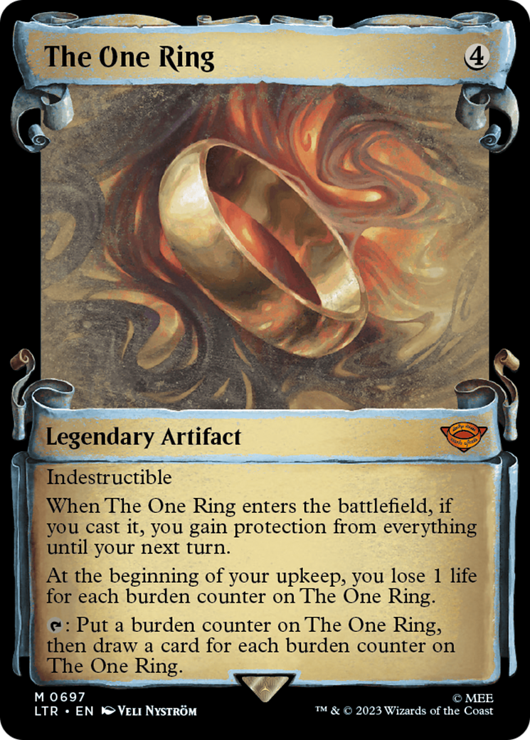 Magic The Gathering The One Ring (Showcase Scrolls) - Universes Beyond: The Lord Of The Rings: Tales Of Middle-Earth (Ltr)