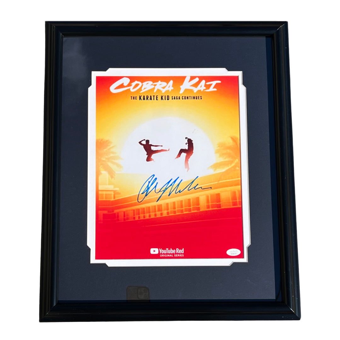 Ralph Macchio Signed Cobra Kai Pose 3 Framed 11X14 Photo (Jsa)