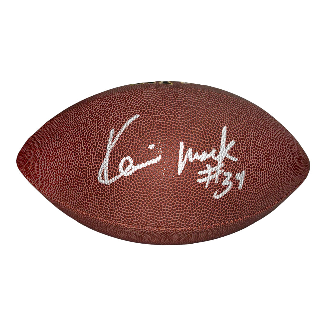 Kevin Mack Signed Wilson Official NFL Replica Football (Jsa)