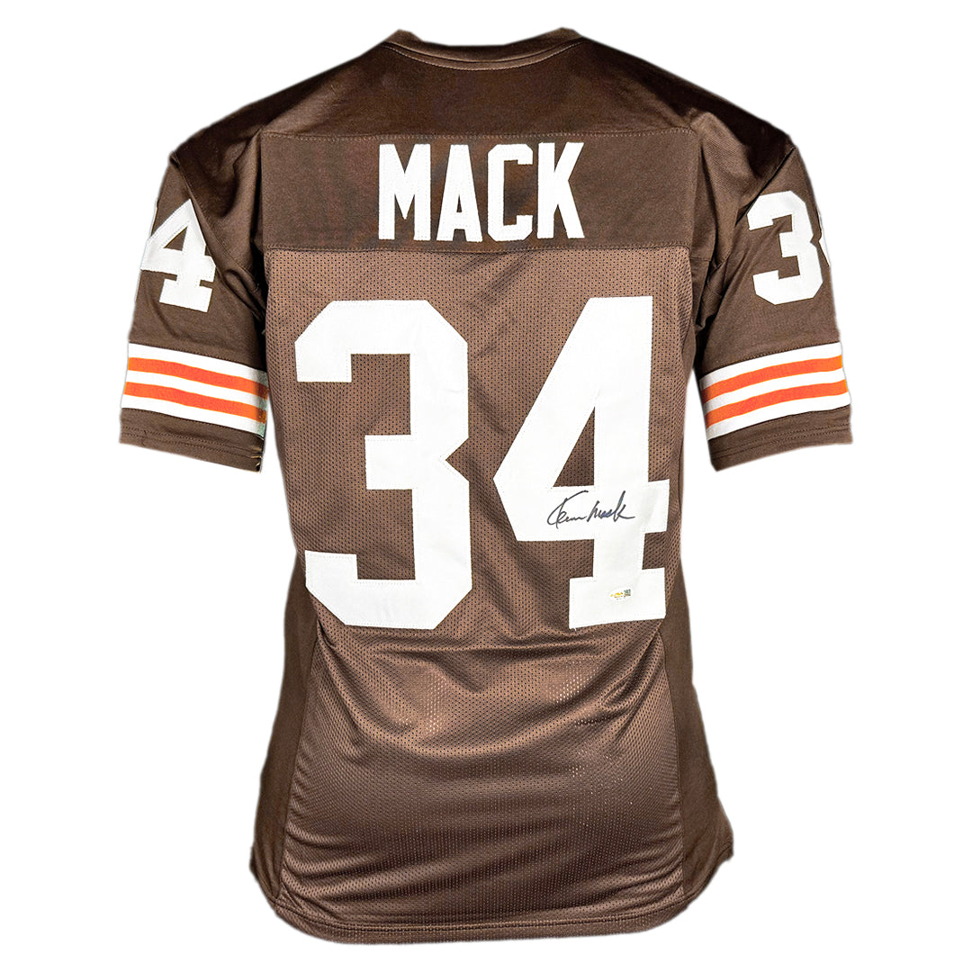 Kevin Mack Signed Cleveland Brown Football Jersey (Jsa)