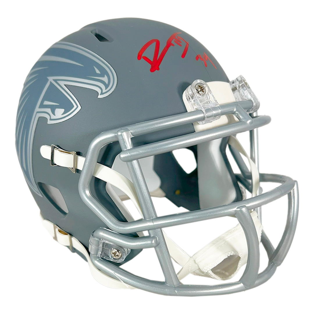 Ray-Ray Mccloud Signed Atlanta Falcons Slate Alternate Speed Mini Football Helmet (Beckett)