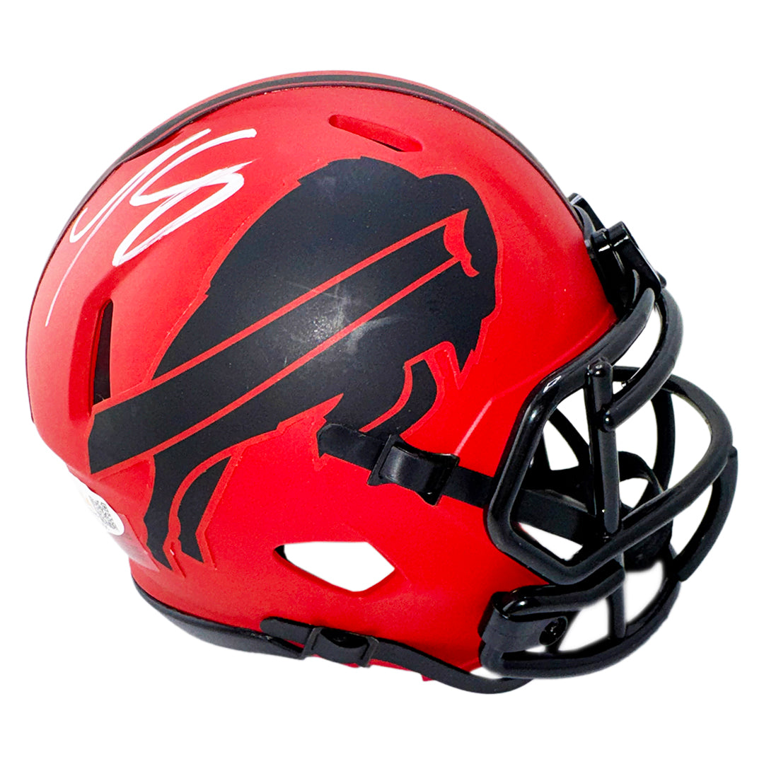 Lesean Mccoy Signed Buffalo Bills Rave Mini Football Helmet (Jsa)