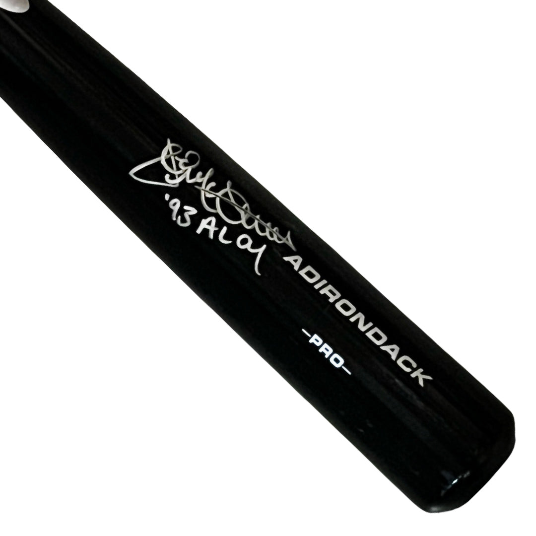 Jack Mcdowell Signed 93 Al Cy Inscription Rawlings Black Baseball Bat (Beckett)