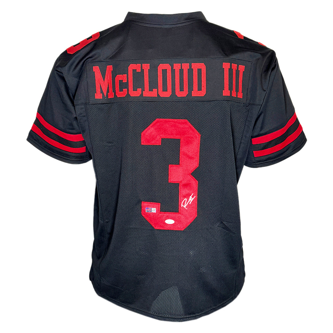 Ray-Ray Mccloud Signed San Francisco Black Football Jersey (Jsa)