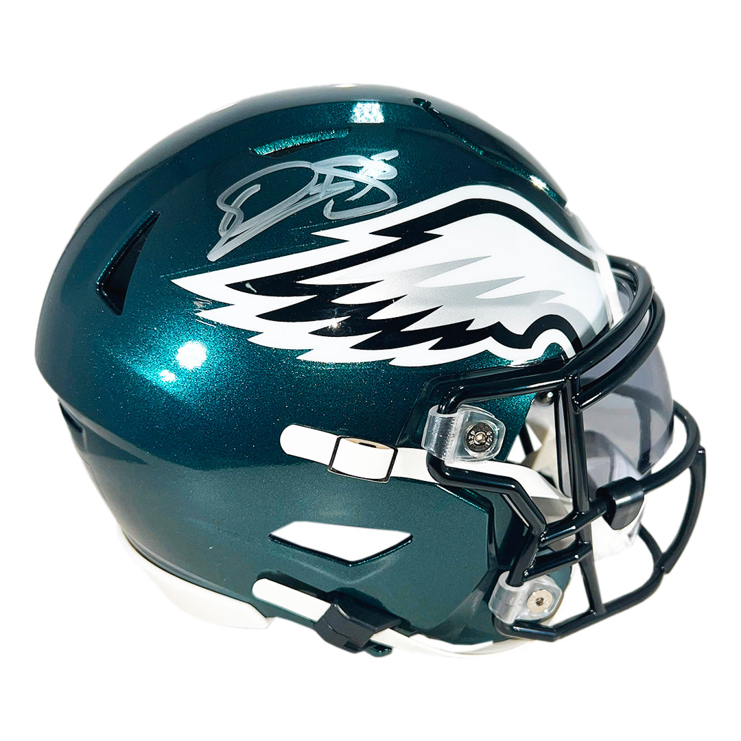 Donovan Mcnabb Signed Philadelphia Eagles Midi Speedflex Football Helmet (Beckett)