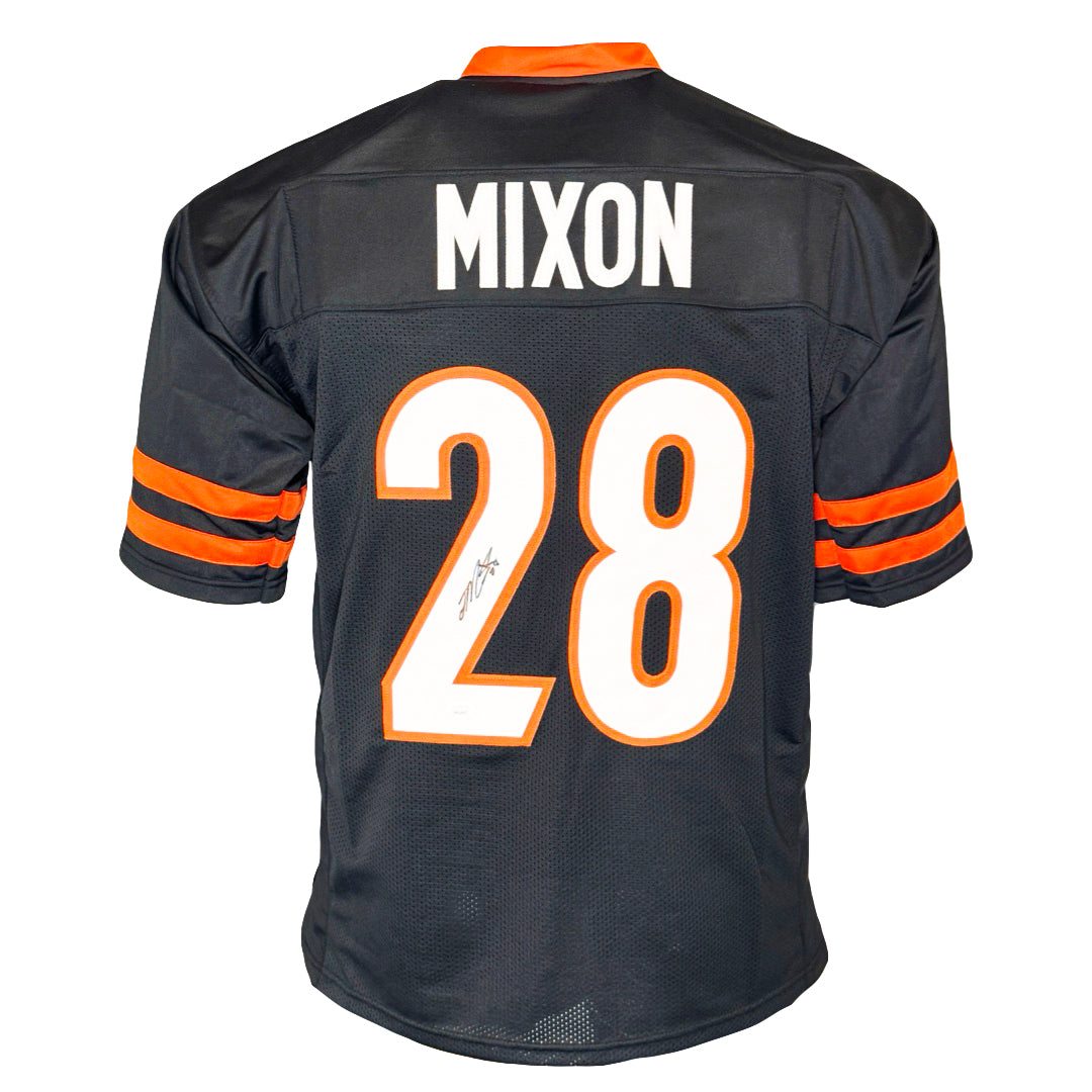 Joe Mixon Signed Cincinnati Black With Orange Trim Football Jersey (Jsa)