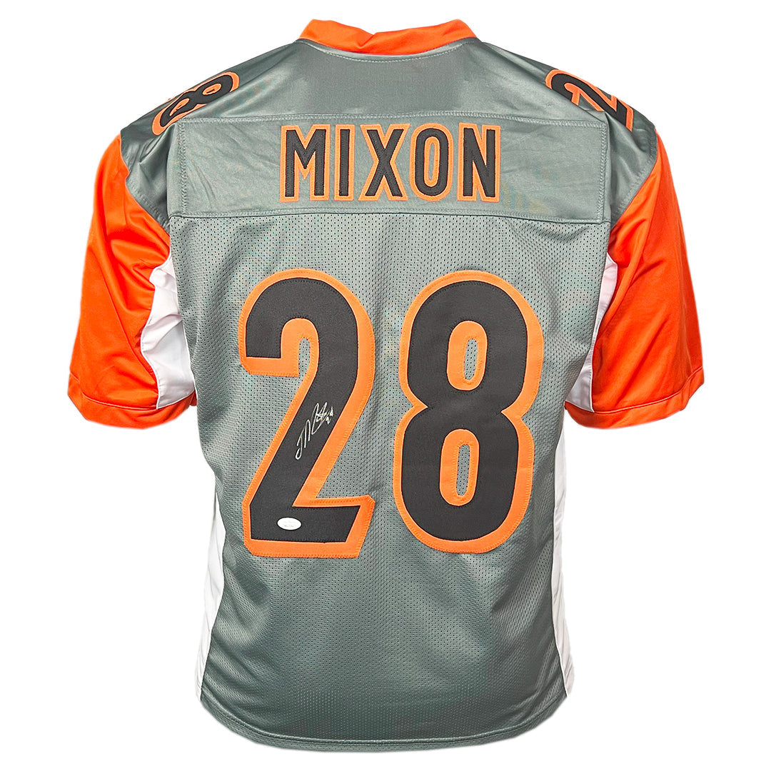 Joe Mixon Signed Cincinnati Grey Football Jersey (Jsa)
