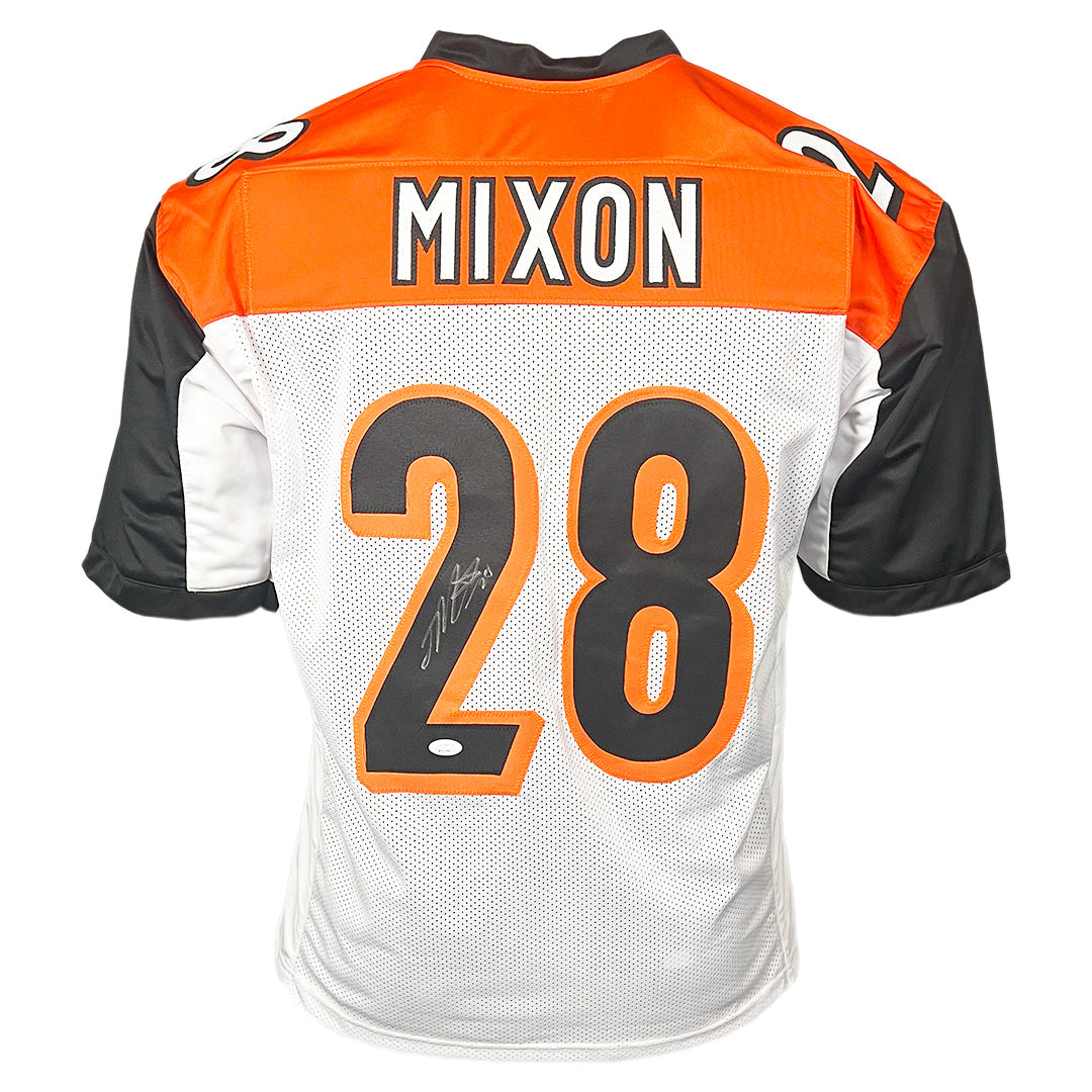 Joe Mixon Signed Cincinnati White Football Jersey (Jsa)