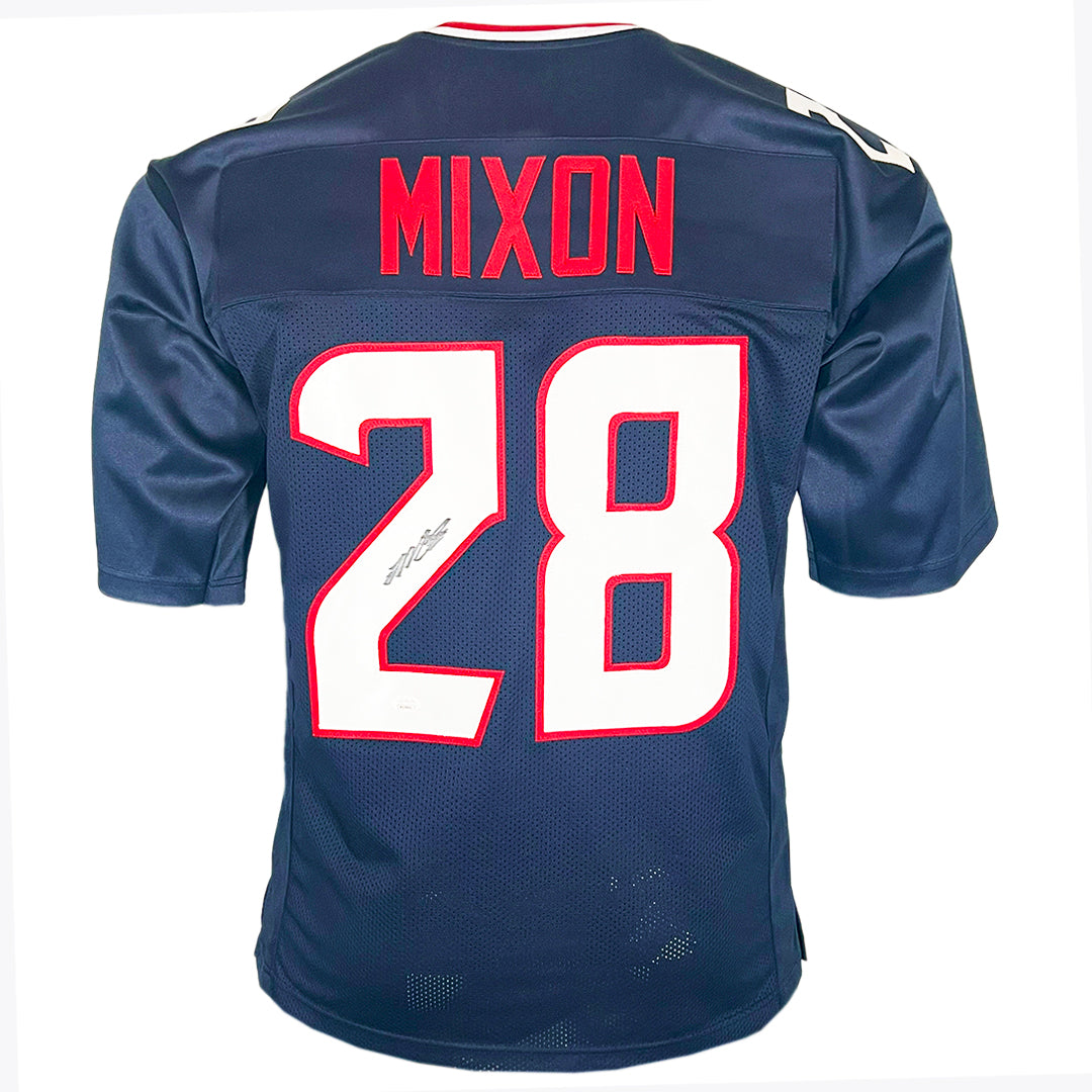 Joe Mixon Signed Houston Navy Football Jersey (Jsa)