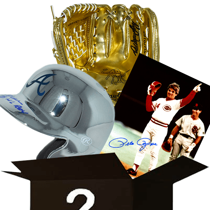 Signed MLB Memorabilia Mini Box