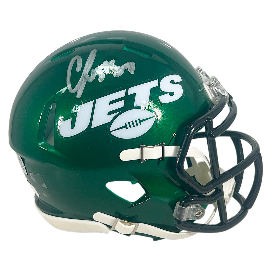 Cj Mosley Signed New York Jets Speed Mini Football Helmet (Jsa)