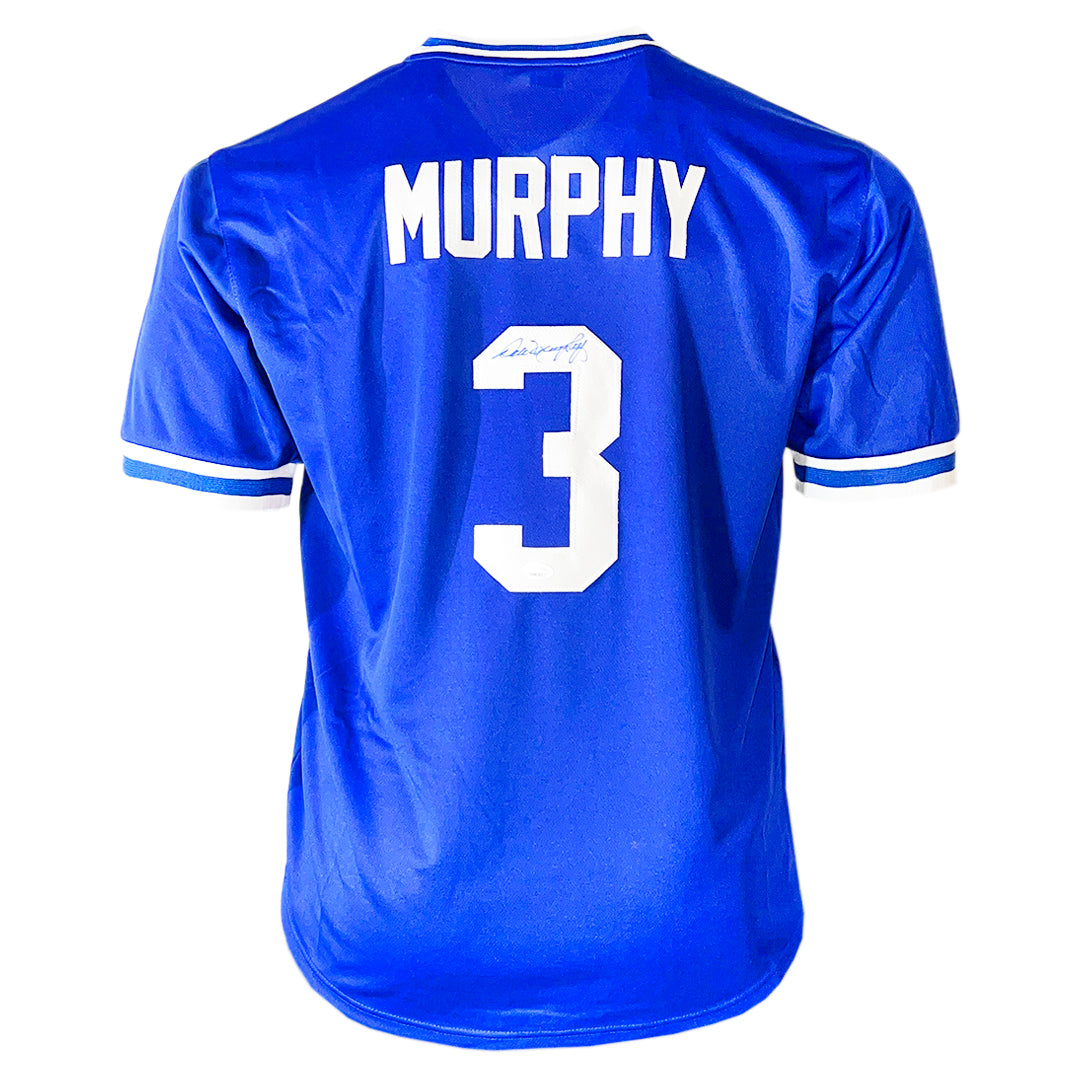 Dale Murphy Signed Blue Ink Atlanta Royal Blue Baseball Jersey (Jsa)