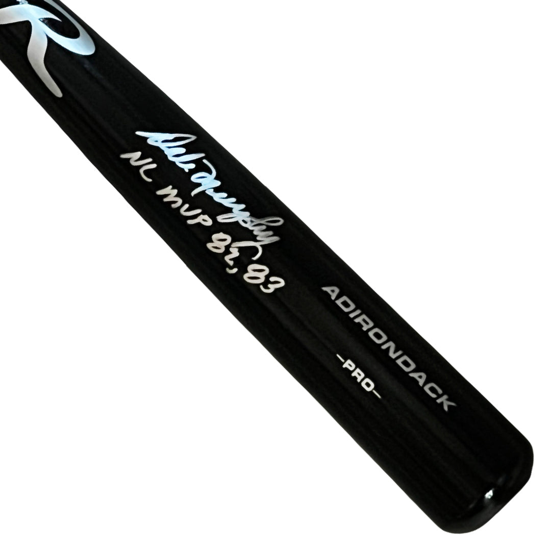 Dale Murphy Signed Nl Mvp 82,83 Inscription Rawlings Black Baseball Bat (Beckett)