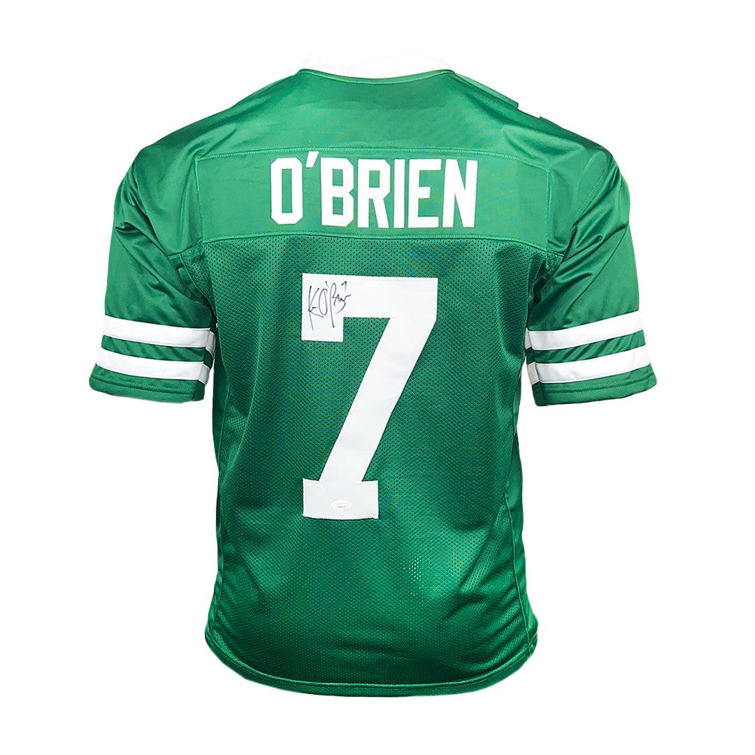 Ken O'brien Signed New York Green Football Jersey (Jsa)