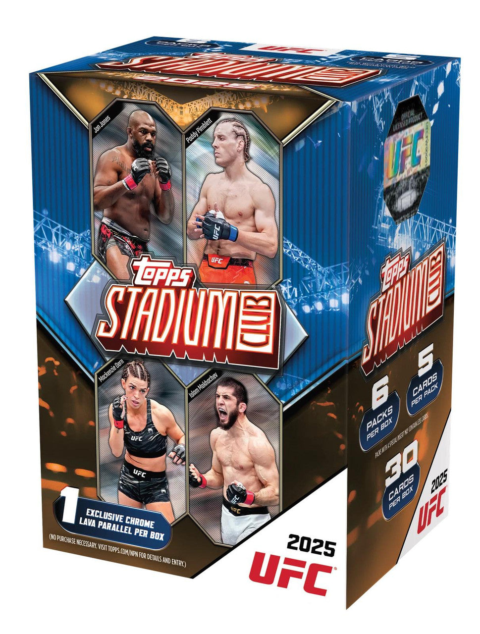 UFC MMA Topps 2025 Topps UFC Stadium Club Blaster 40 Box Case