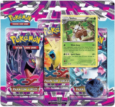 Pokémon Phantom Forces 3-Pack Blister W/ Shiftry Promo