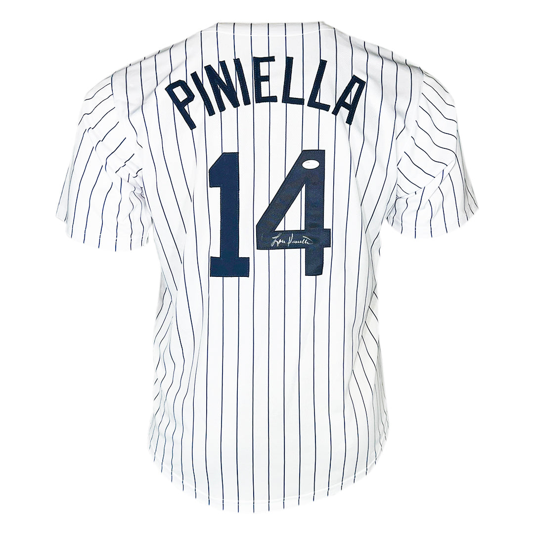 Lou Piniella Signed New York Pinstripe Baseball Jersey (Jsa)