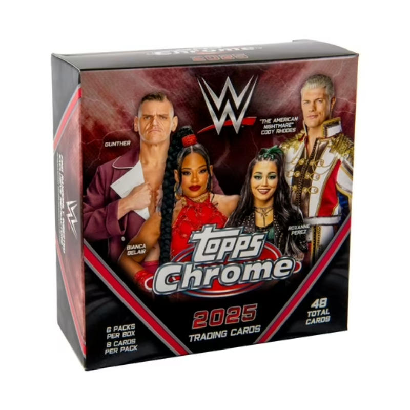 WWE Wrestling Topps 2025 Topps Chrome WWE Monster Box