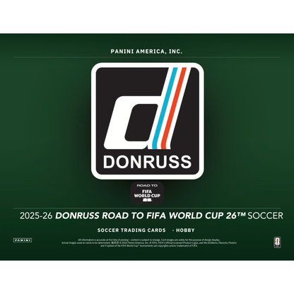 2025/26 Panini Donruss Road To FIFA World Cup 26 Soccer Hobby Box