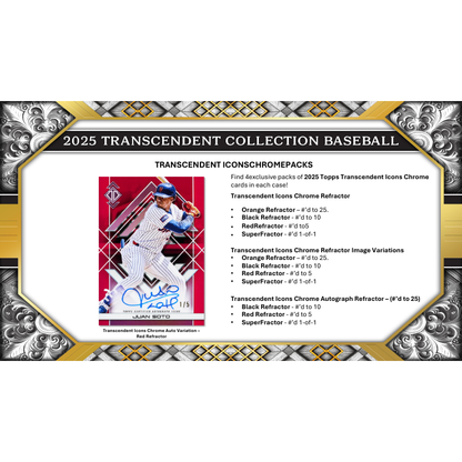 2025 Topps Transcendent Collection Baseball Hobby Case