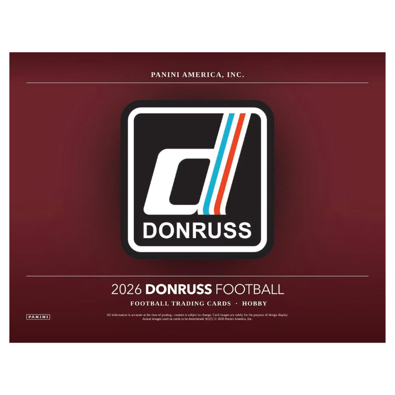 2026 Panini Donruss Football Hobby 12 Box Case