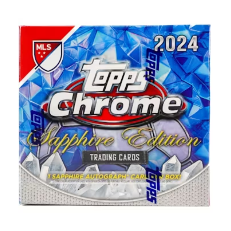 Soccer Topps 2024 Topps Chrome MLS Sapphire Soccer Edition Box