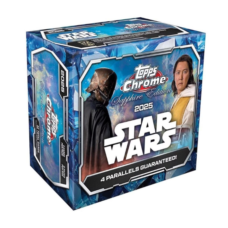 Sports Topps 2025 Topps Chrome Star Wars Sapphire Hobby Box