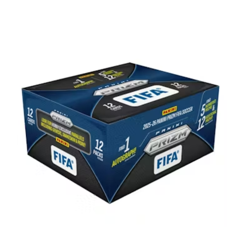 2025/26 Panini Prizm Fifa Soccer Hobby 12 Box Case
