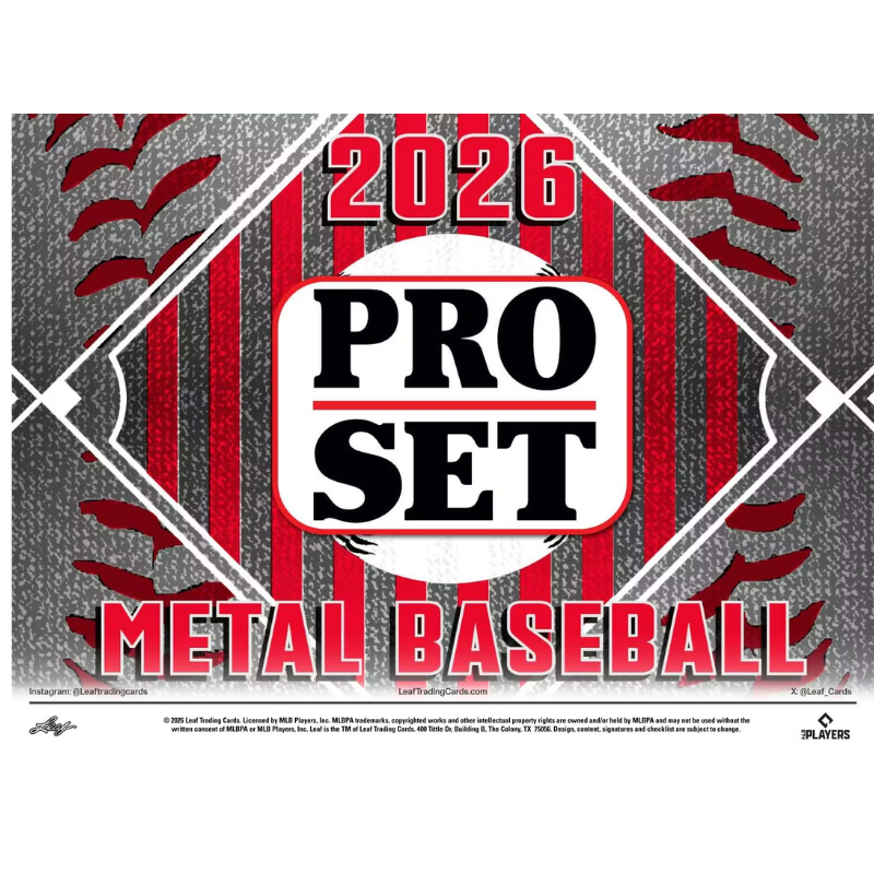Baseball 2026 Leaf Pro Set Metal Baseball Jumbo Box