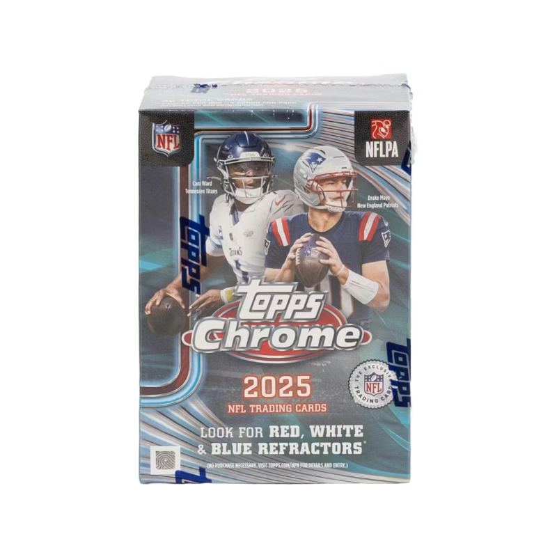 Football Topps 2025 Topps Chrome Football Blaster 40 Box Case