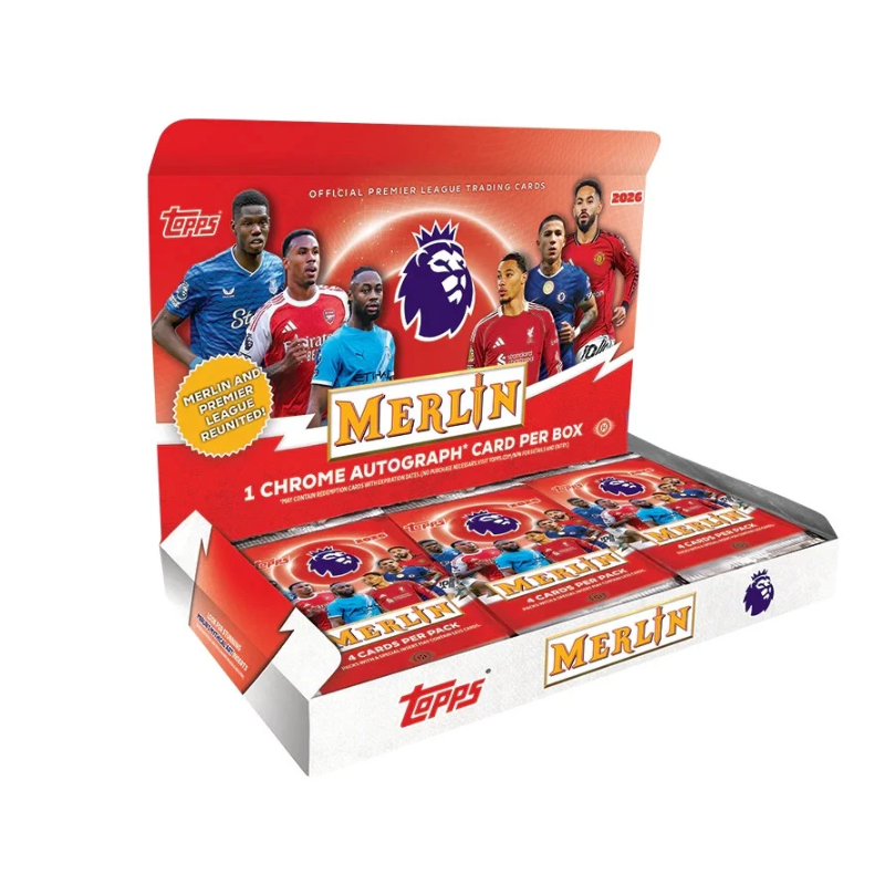 Soccer Topps 2025/26 Topps Merlin English Premier League Soccer Hobby Box