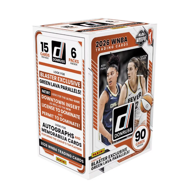 2026 Panini Donruss Wnba Basketball Hobby Blaster 20 Box Case