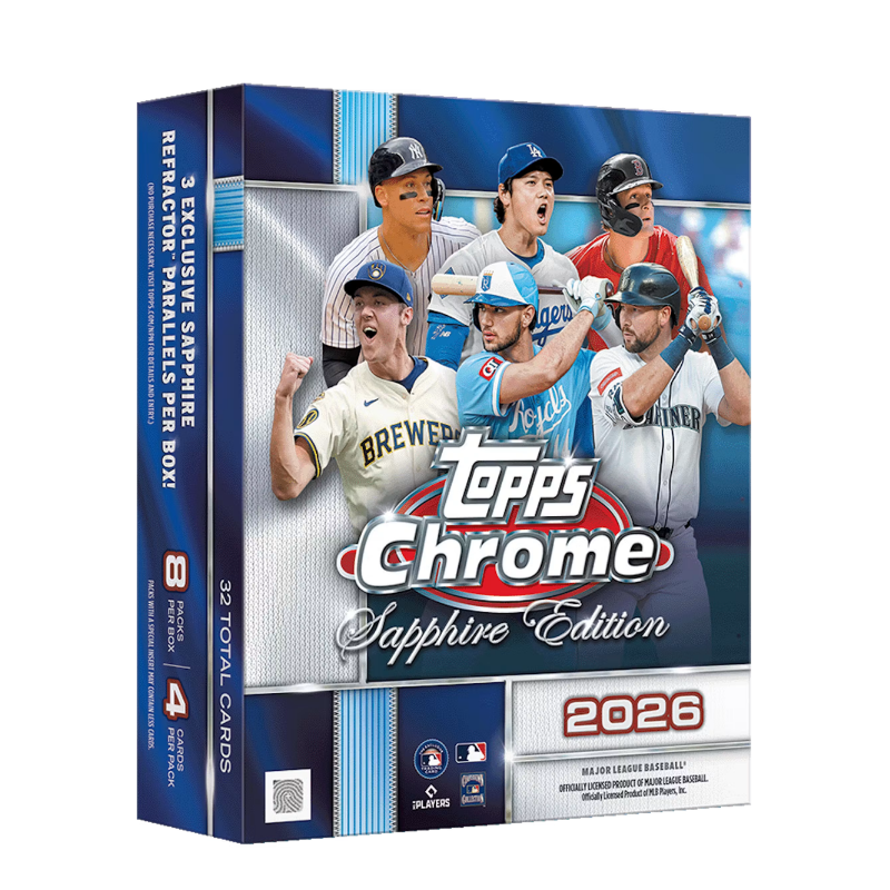 Baseball Topps 2026 Topps Chrome Baseball Sapphire Edition Box