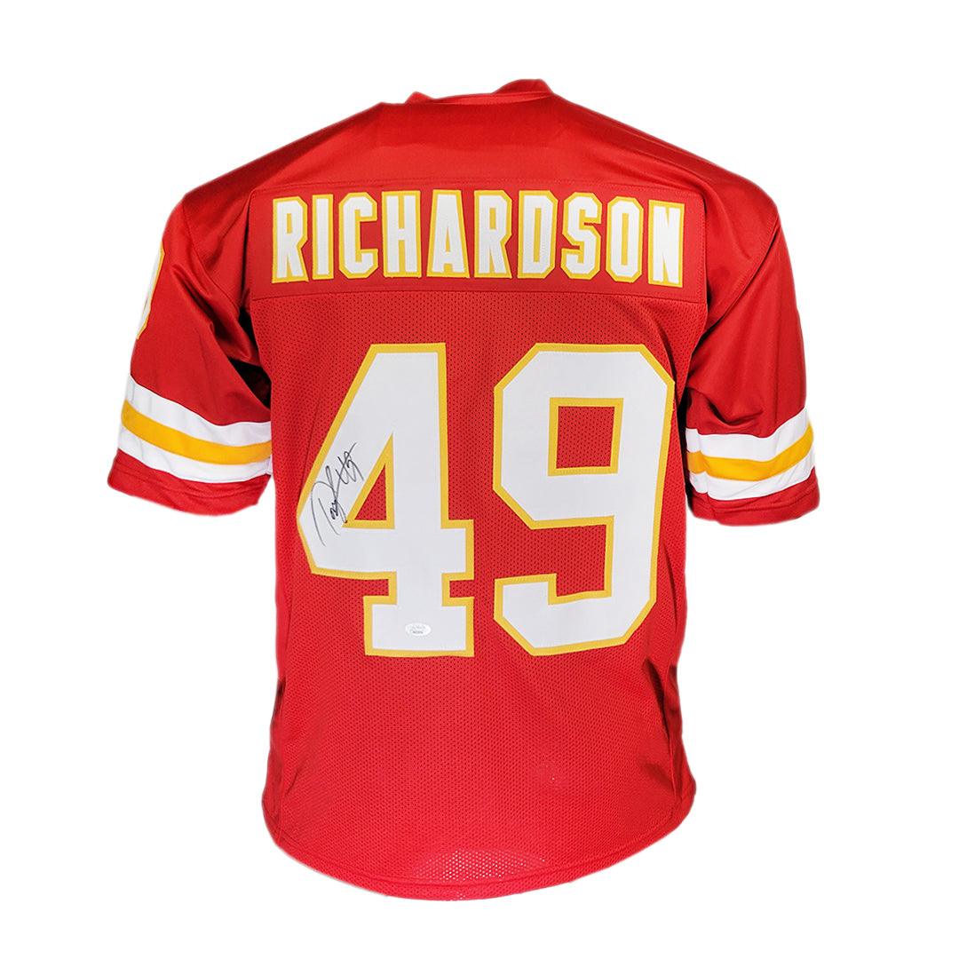 Tony Richardson Signed Kansas City Red Football Jersey (Beckett)
