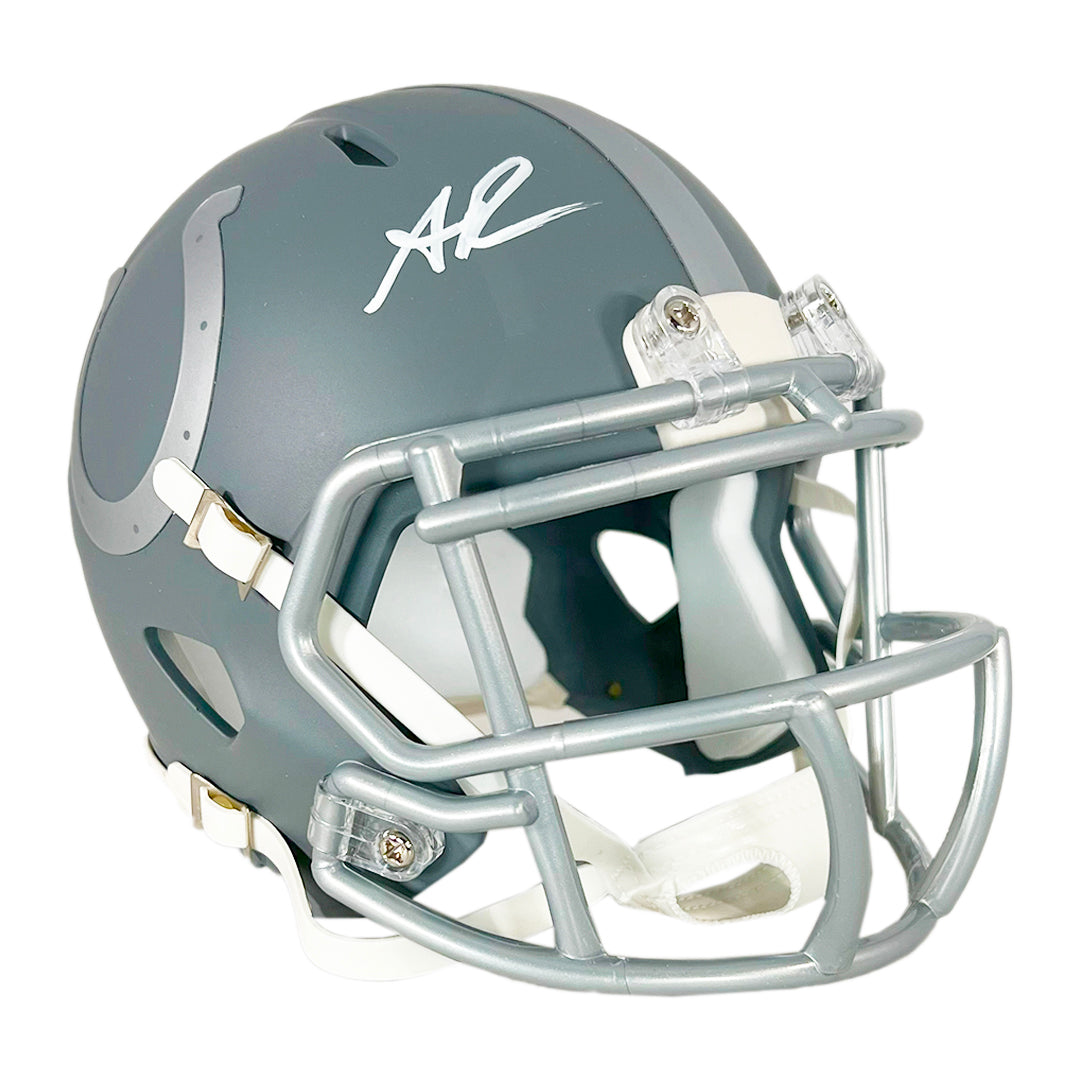 Anthony Richardson Signed Indianapolis Colts Slate Alternate Speed Mini Football Helmet (Jsa)