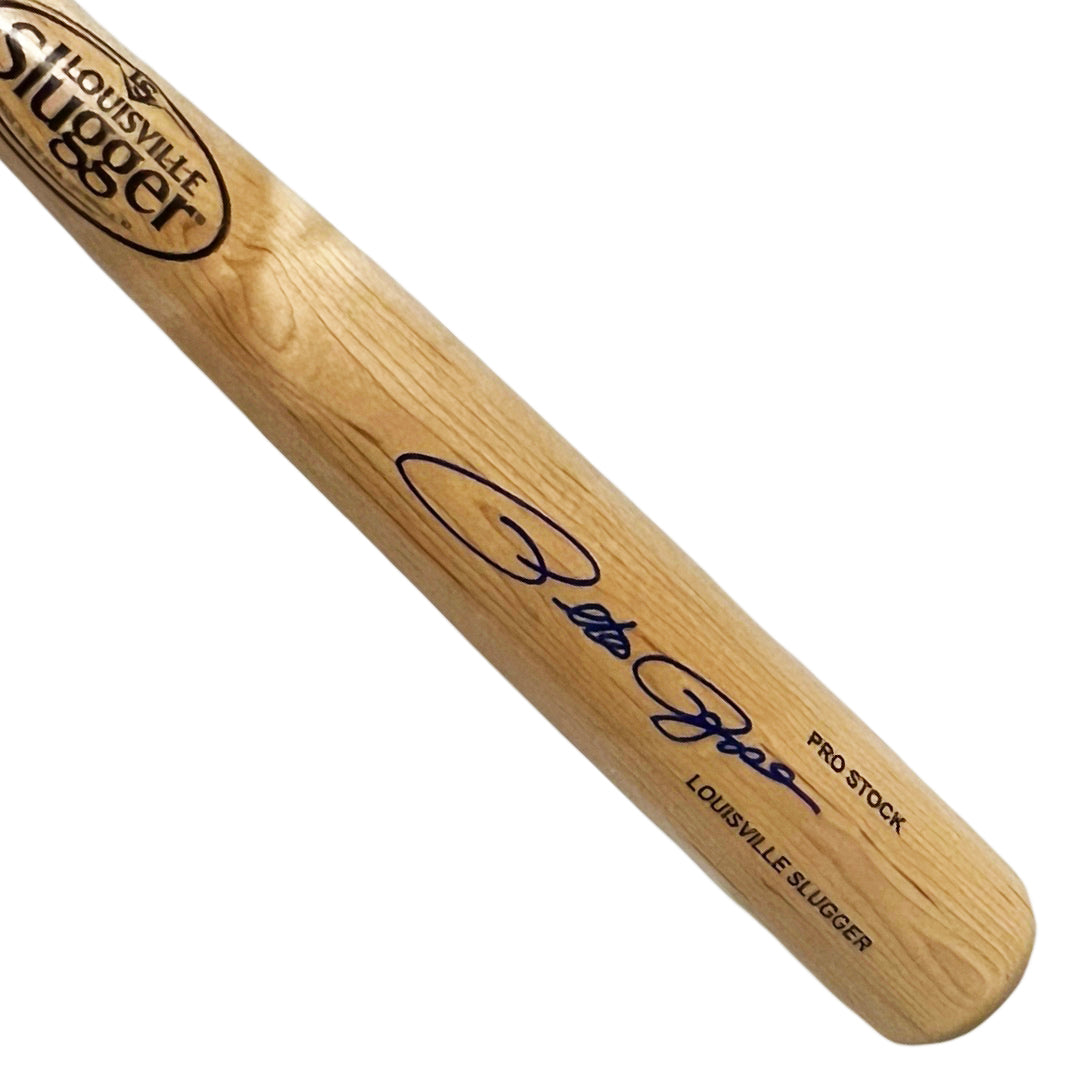 Pete Rose Signed Louisville Slugger Official MLB Blonde Baseball Bat (Jsa)