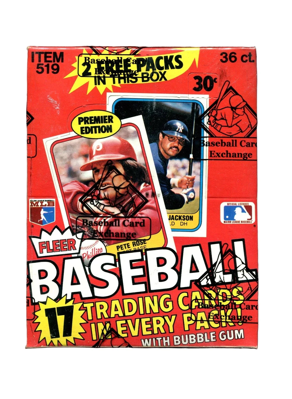 Baseball 1981 Fleer Baseball Wax Box (Bbce Wrapped)