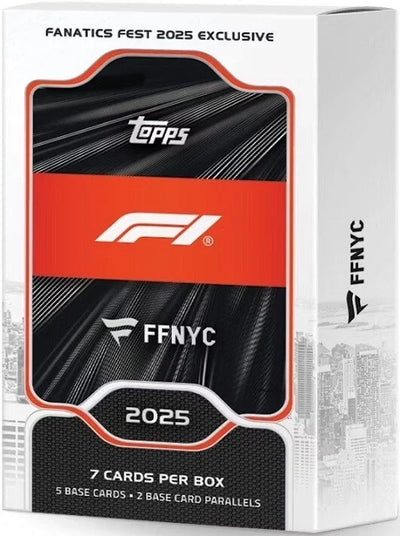Racing Topps 2025 Topps F1 Formula 1 Fanatics Fest Nyc Exclusive Box