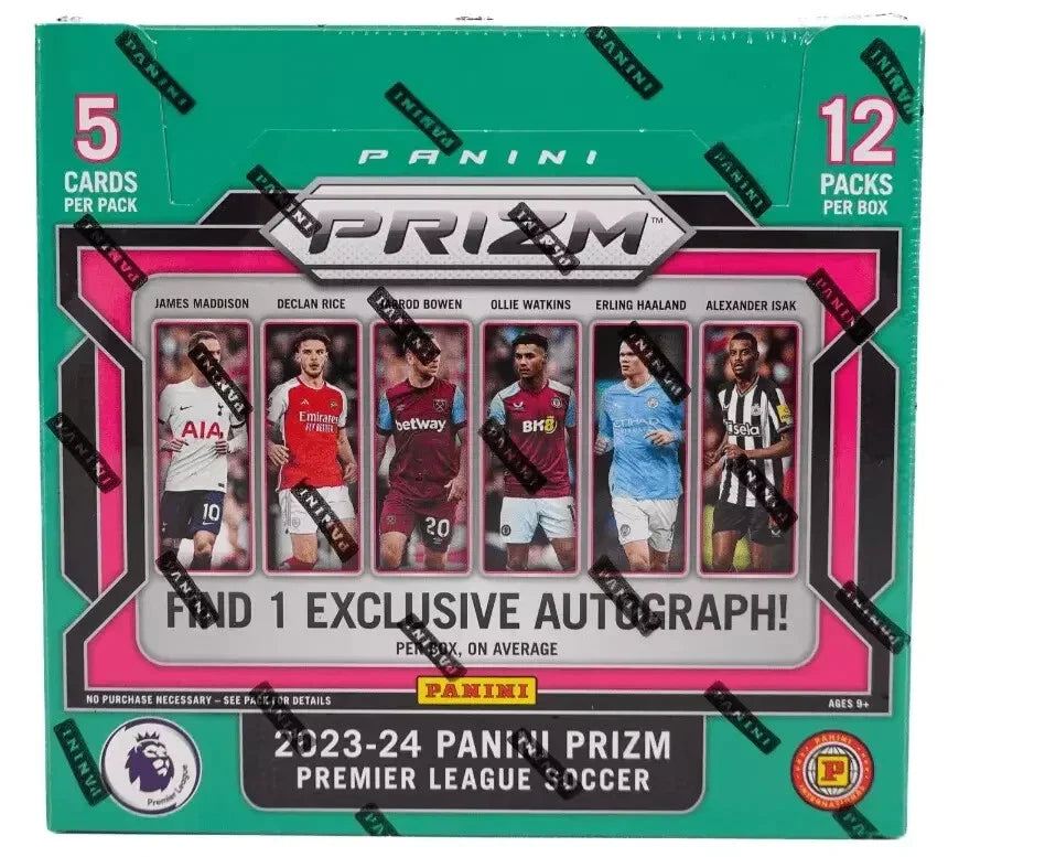 Soccer Panini 2023-24 Panini Prizm Premier League Soccer Hobby International 12 Box Case
