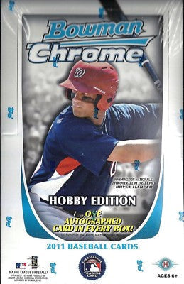 Baseball Topps 2011 Bowman Chrome Baseball Hobby Box