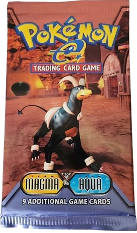 Pokémon EX Team Magma Versus Team Aqua Booster Pack (Random Art)