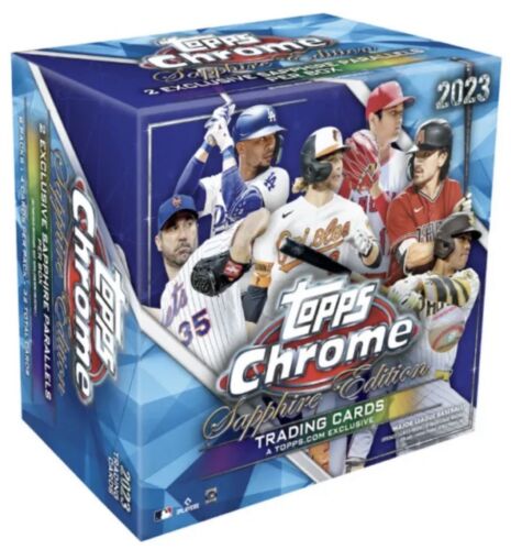 Baseball Topps 2023 Topps Chrome Sapphire Hobby Box