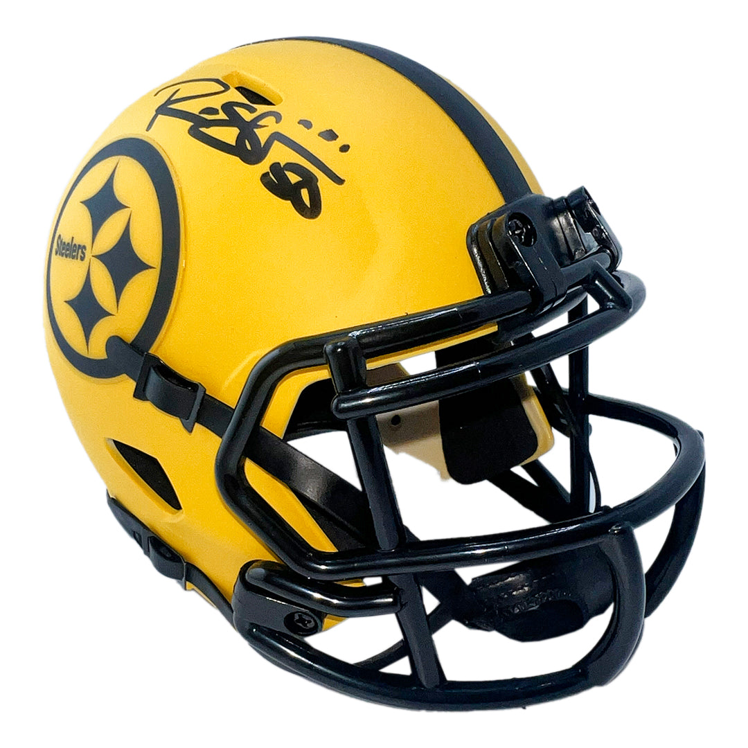 Ryan Shazier Signed Pittsburgh Steelers Rave Mini Football Helmet (Jsa)